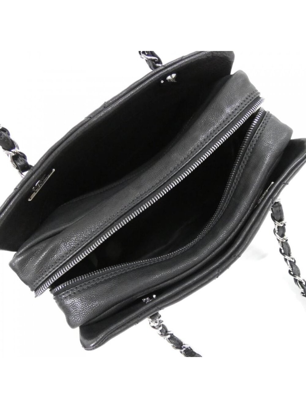 Chanel 32454 Shoulder Black Bag - Picture 8 of 8